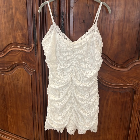 For Love & Lemons | Revolve off white mini dress - Picture 2 of 10